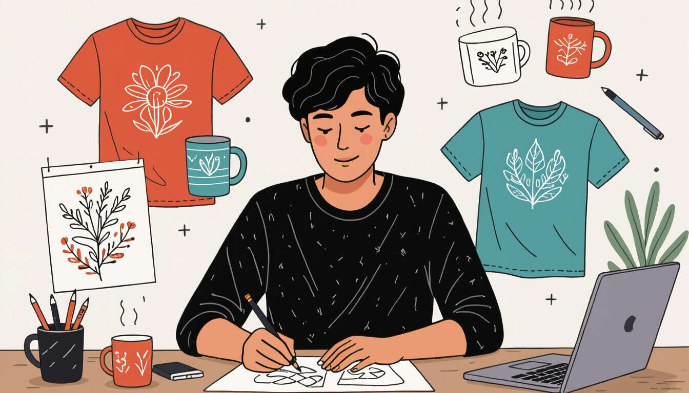 Discover how print on demand can create passive income through online sales. Learn key tips for beginners, including design strategies and platform choices, with real case studies to inspire your path to financial independence.